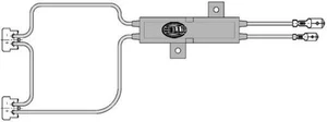 HELLA Cable Set Wiring Kit Brown Black Red (8KB 161 334-001) - Picture 1 of 12