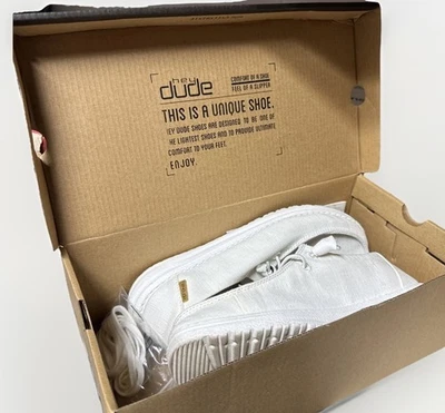 Hey Dude 2019 Wendy Chambray белые туфли детские размер L6-Y4 в коробке повседневные кроссовки - Изображение 1 из 4