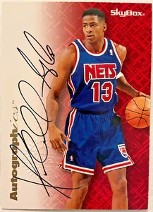1996-97 Skybox Premium - Autographics Kendall Gill Black Ink (AU) - Picture 1 of 2