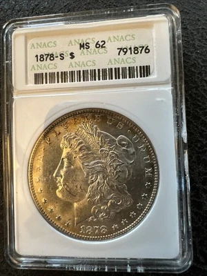 1878-S San Francisco Morgan Silver MS 62 - Image 1 of 3