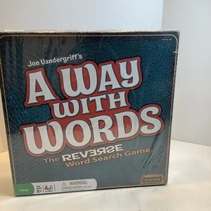Jon Vandergriff's A Way With Words Family Reverse Word Search Game New Sealed - Picture 1 of 3