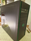 BitFenix Shinobi Case pc nero verde nvidia, ATX, finestra, 2 ventole 120, dvd