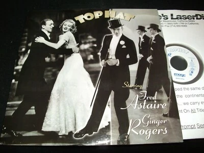 TOP HAT<>FRED ASTAIRE<>12" Laserdisc<>IMAGEID3566TU-MONO-BLACK&WHITE - Image 1 of 2