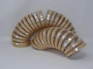 Klebeband PVC 12 mm breit 66 lfm.,  "TRANSPARENT" geräuscharm ab 12 Rollen - Bild 1 von 1