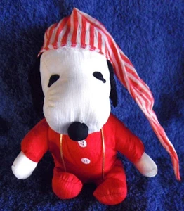 *1800* United Feature Syndicate - Snoopy/Peanuts - nightcap - plush - 16cm - Bild 1 von 5