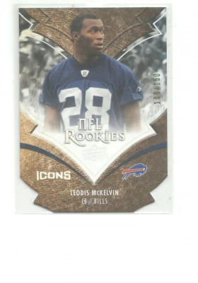 2008 UPPER DECK ICONS SILVER DIE CUT #237 LEODIS MCKELVIN 100/150 - Image 1 of 2