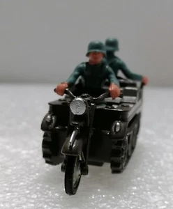 KETTENKRAD Half Track Motorcycle  - Vintage Britains 9780 , Made in England 1974 - Picture 1 of 10