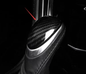 Ajuste de perilla de cambio de marchas 2013-2019 apto para consola central Cadillac XTS fibra de carbono - Imagen 1 de 7