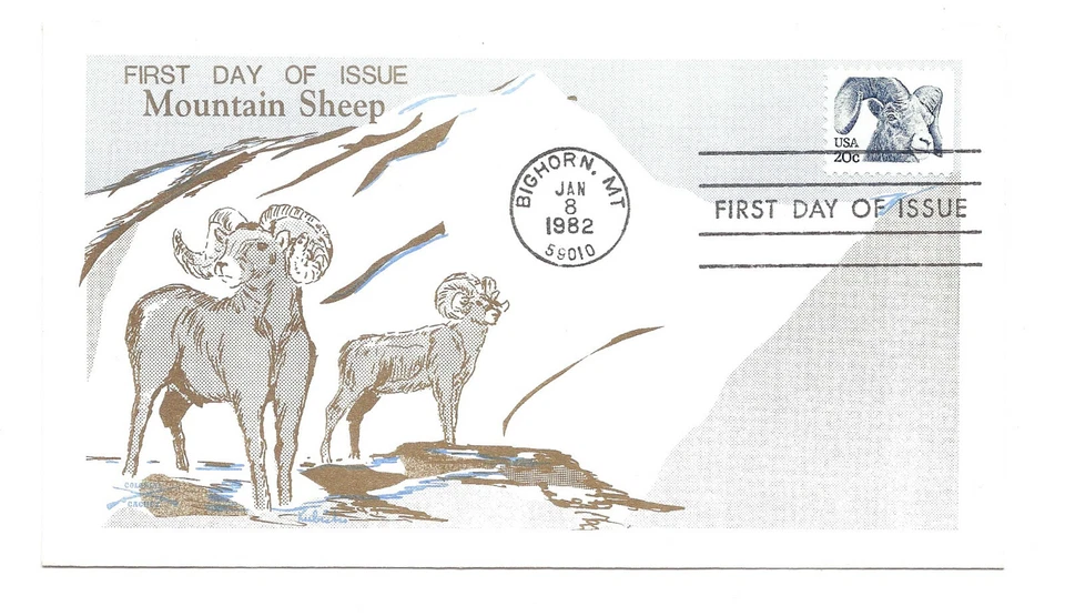 1949 Bighorn Sheep  Colonial FDC - Image 1 of 1