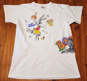 Vintage Air Jordan Tee 18/20 Men's Medium Looney Tunes 1993 Bugs Bunny J8 Rare - Picture 1 of 6