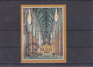 MADAGASCAR 1994 ABBAYE DE WESTMISTER BLOC FEUILLET OBLITERE YT BF 93 - Imagen 1 de 1
