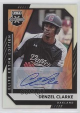 2021 Panini Elite Extra Edition Signatures Denzel Clarke #127 Auto
