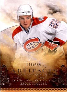 2010-11 Artifacts #115 Brock Trotter Rookie Card /999 