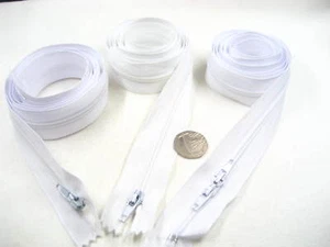 Stock del Reino Unido Extra Largo Nailon Cerrado Cremalleras Resistente Ropa de cama Ropa de cama Bolso de frijoles Cremalleras - Imagen 1 de 9