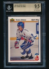 1991-92 Upper Deck rookie #21 Teemu Selanne rc BGS 9.5