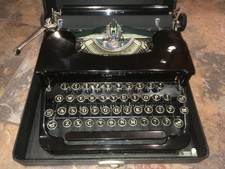 @ VINTAGE SMITH CORONA STANDARD TYPEWRITER GLASS KEYS / FLOATING SHIFT KEY @