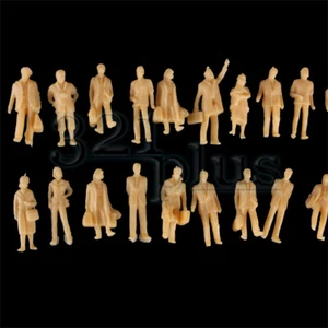 100 pcs. 1:87 Scale Figures 20 mm Miniature Human Figures HO People Standing - Picture 1 of 3