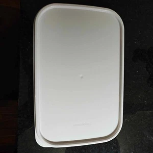 NEW!!! Tupperware Modular Mates White 1610 Rectangle Replacement Seal Lid - Picture 1 of 3