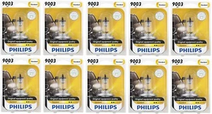 10x Philips 9003 High Low Fog Beam Quality Vision Halogen Light Bulb Lamp 60/67W - Picture 1 of 2