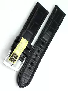 20mm Top LOUISIANA ALLIGATOR echt KROKO made GERMANY Krokodil BAND Uhrenarmband - Picture 1 of 2