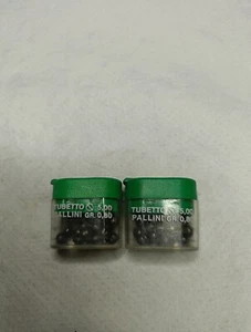 Piombini spaccati pallini x galleggiante mm. 5.00 gr. 0.80 Due Confezioni - Foto 1 di 2
