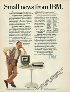 1988 IBM Personal System 2 Computer vintage print ad 80's advertisement - Picture 1 of 1
