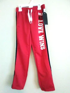 NWT Star Ride Girls Red/Black  Jersey track Joggers  Pants   choose size & style - Picture 1 of 14