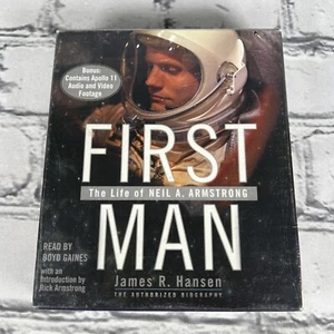 First Man: The Life of Neil Armstrong - 8 CD & Video Set (James Hansen) - Imagen 1 de 5