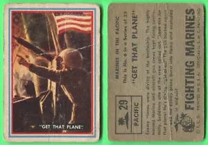 1953 Topps Fighting Marines (R709-1) #29 Get That Plane (In The Pacific) - Picture 1 of 1