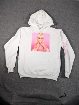 Rue21 Sudadera con Capucha Blanca Barbie Algodón Polar Unisex Mujer Sudadera Mediana Nueva con Etiquetas Foto 1 de 4