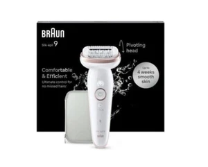 Braun Silk·épil 9 9-000 Depiladora Flamenca Blanca Depiladora Húmeda y Seca - Imagen 1 de 2