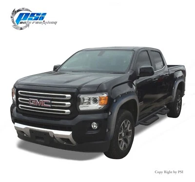 Pocket Bolt Style Fender Flares Fits GMC Canyon 2015-2020 ; 6'2" Bed ; Textured - Изображение 1 из 4