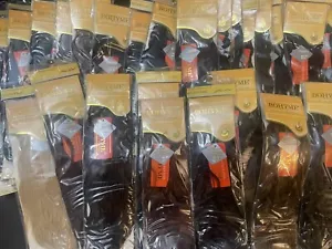 BOHYME GOLD HAIR EXTENSIONS, SOFT WAVE MACHINE WEFT 14" 16" 18" **CLEARANCE** - Picture 1 of 4