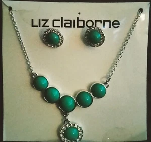 Liz Claiborne Turquoise Jewelry Set - Picture 1 of 1