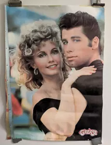 1978 Grease Poster - Olivia Newton John Travolta Paramount Pictures Factors Etc - Picture 1 of 5