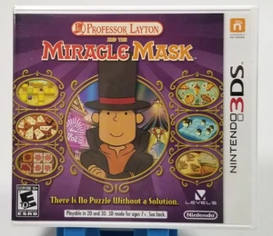 Nintendo 3DS Professor Layton and the Miracle Mask 2012 Nuevo Sellado de Fábrica - Imagen 1 de 6