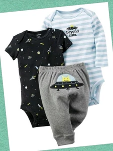 SO SÜSS!! Carters Baby Jungen 3-teiliges Lafayette Set 3 Monate Neu mit Etikett - Bild 1 von 4