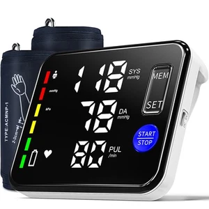 Blood Pressure Monitor Upper Arm Blood Pressure Monitors for Home Use with 9"... - Picture 1 of 6