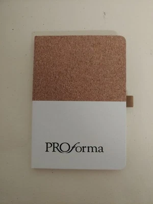 White Cork Lined Journal Notebook B6 - Image 1 of 3