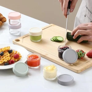 6pcs with Lid Dipping Sauce Cup 70ml Salad Dressing Container Sauce Box Outdoor - Picture 1 of 12