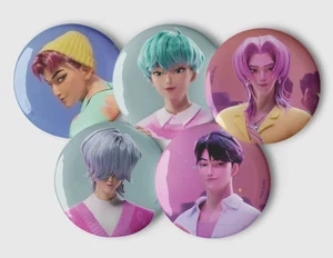 Original, KPop, Demon Hunters, SAJA BOYS Pin Set, 1,25 Zoll - Bild 1 von 3