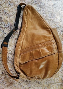 Ameribag 19" Leder Gesunder Rücken Tasche Beuteltasche Groß Kastanienbraun Mehrere Taschen - Bild 1 von 6