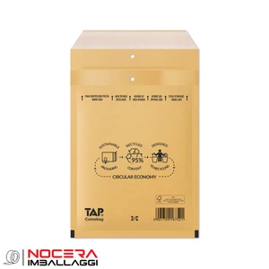 300 BUSTE POSTALI IMBOTTITE C, 15X21.5, 17X22.5, CARTA, PLURIBALL PER SPEDIZIONI - Foto 1 di 2