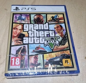 Grand Theft Auto V Five GTA PS5 Playstation 5 UK Pal Game New Factory Sealed - Picture 1 of 2