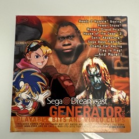 Sega Dreamcast Generator Vol 1 Demo Disc 1999 Complete USA Promo NFS CIB