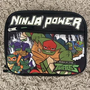 Rise Of The Teenage Mutant Ninja Turtles Ninja Power Soft Lunch Box Nickelodeon - Picture 1 of 4
