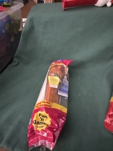 2002 Christmas Reindeer Pez Dispenser In Cranberry Bag - Picture 1 of 4