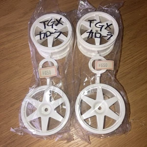 NUEVO TAMIYA VINTAGE 1/8 RC TGX TGR RC 44022 TOYOTA COROLLA RUEDAS BLANCAS X4 RARO - Imagen 1 de 4