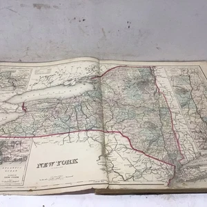1876 Historical Atlas Of Genesee County New York, Map Of New York Frank A. Gray - Picture 1 of 24
