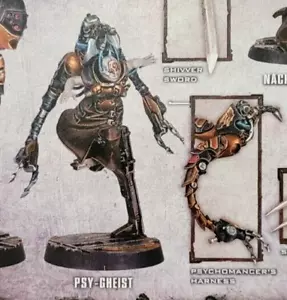 Necromunda Delaque Psy-Gheist (Fliegen) aus Nacht-Ghul, Fischspektor - Bild 1 von 2